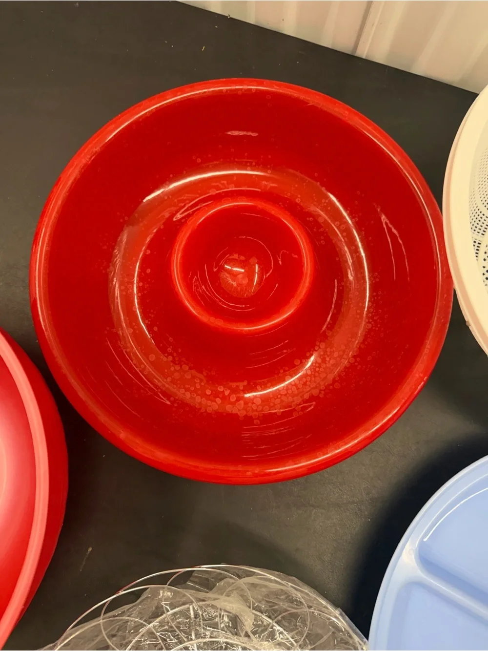 Assorted Plastic Bowl, Strainer, Divided Servers Kitchenware Set